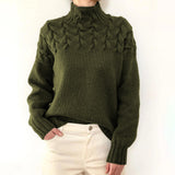 Petra – Pullover mit Zopf-Passe