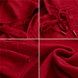 Emily – Kapuzenpullover aus Zopfstrick
