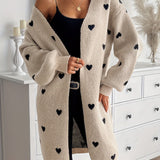 Mabel – Longcardigan mit Herzen