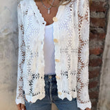 Marga – Häkeljacke mit Ajour