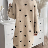 Mabel – Longcardigan mit Herzen