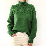 Petra – Pullover mit Zopf-Passe