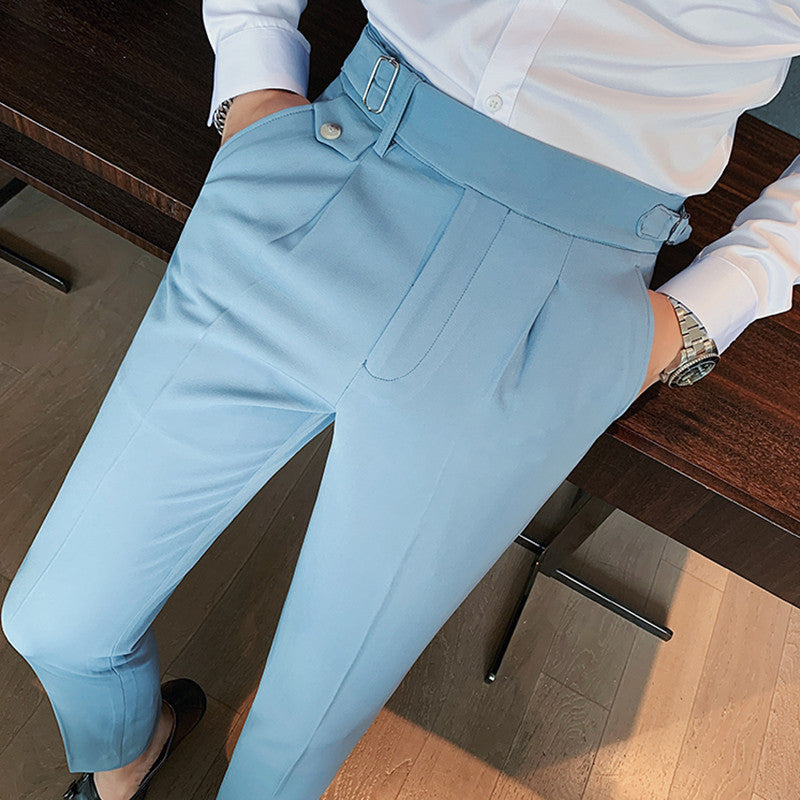 Sartoriale High-Waist Anzughose in Schwarz
