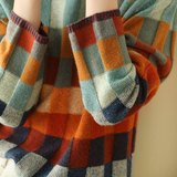 Andrea - Pullover mit Farbkaros