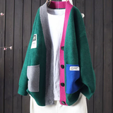 Thekla – Strickjacke im Colourblock