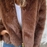 Franka – Kunstfell-Jacke mit Zipper