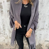Cosima – Schalcardigan mit Fransen