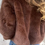 Franka – Kunstfell-Jacke mit Zipper