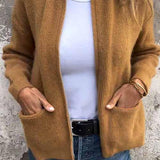 Regina – Strickjacke mit Reißverschluss