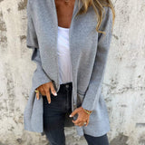 Greta – Lange Jacke mit Kapuze