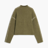 Ute – Pullover mit Ziernähten