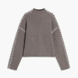Ute – Pullover mit Ziernähten