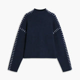 Ute – Pullover mit Ziernähten