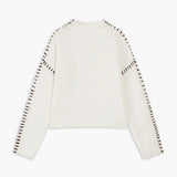 Ute – Pullover mit Ziernähten