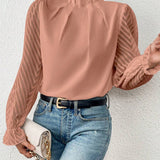 Nathalie - Bluse mit Chiffonärmeln