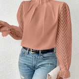 Nathalie - Bluse mit Chiffonärmeln