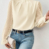 Nathalie - Bluse mit Chiffonärmeln