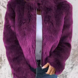 Franka – Kunstfell-Jacke mit Zipper
