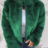 Franka – Kunstfell-Jacke mit Zipper