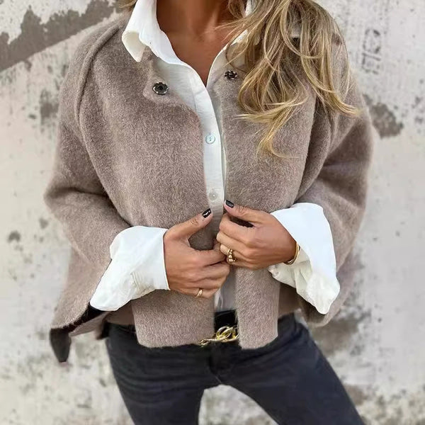 Maren – Kurzjacke im Woll-Look